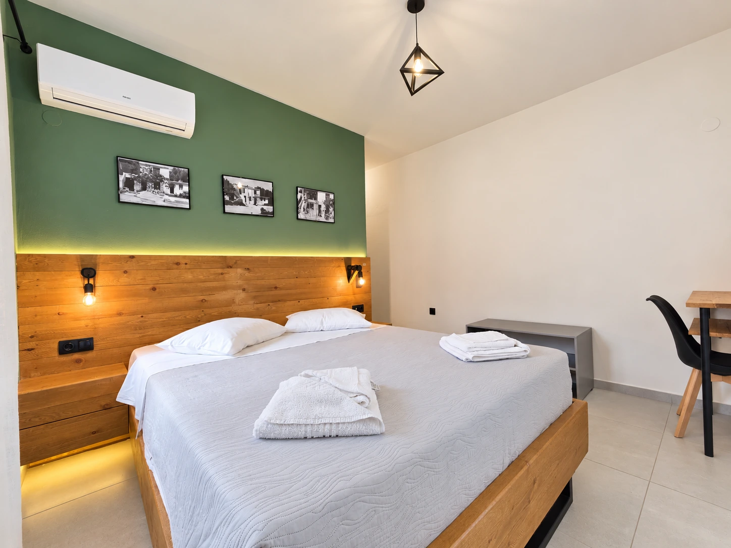 Comfortable bedroom interior at Home With Loft Fontana Leone Spili, Rethymno
